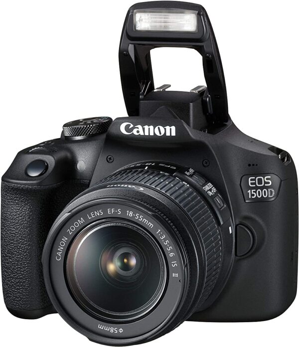 Canon 1500d DSLR Camera front elevation