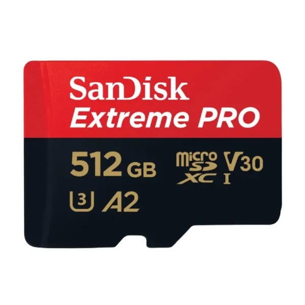 SanDisk Extreme PRO 512GB UHS 3 V30 A2 SDXC Memory Card