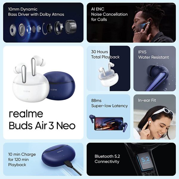 realme Buds Air 3 Neo features